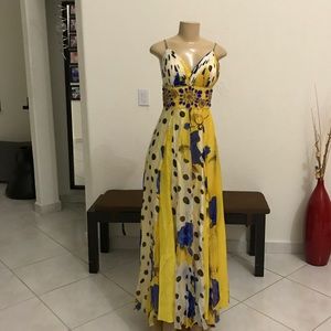 TERANI - Flowers and dots dress